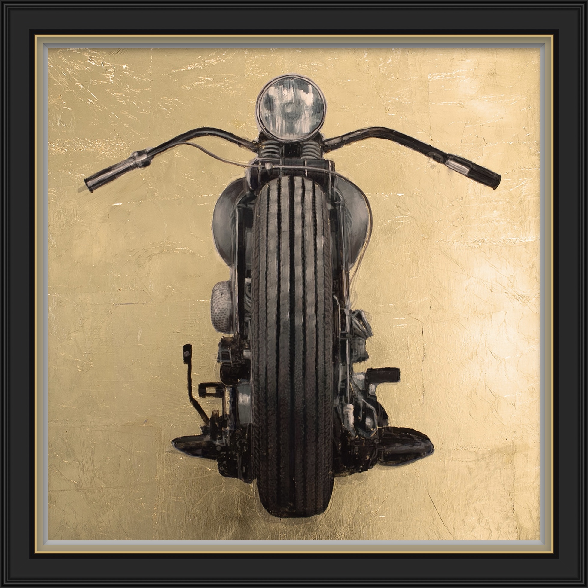 Chopper On Gold Leaf