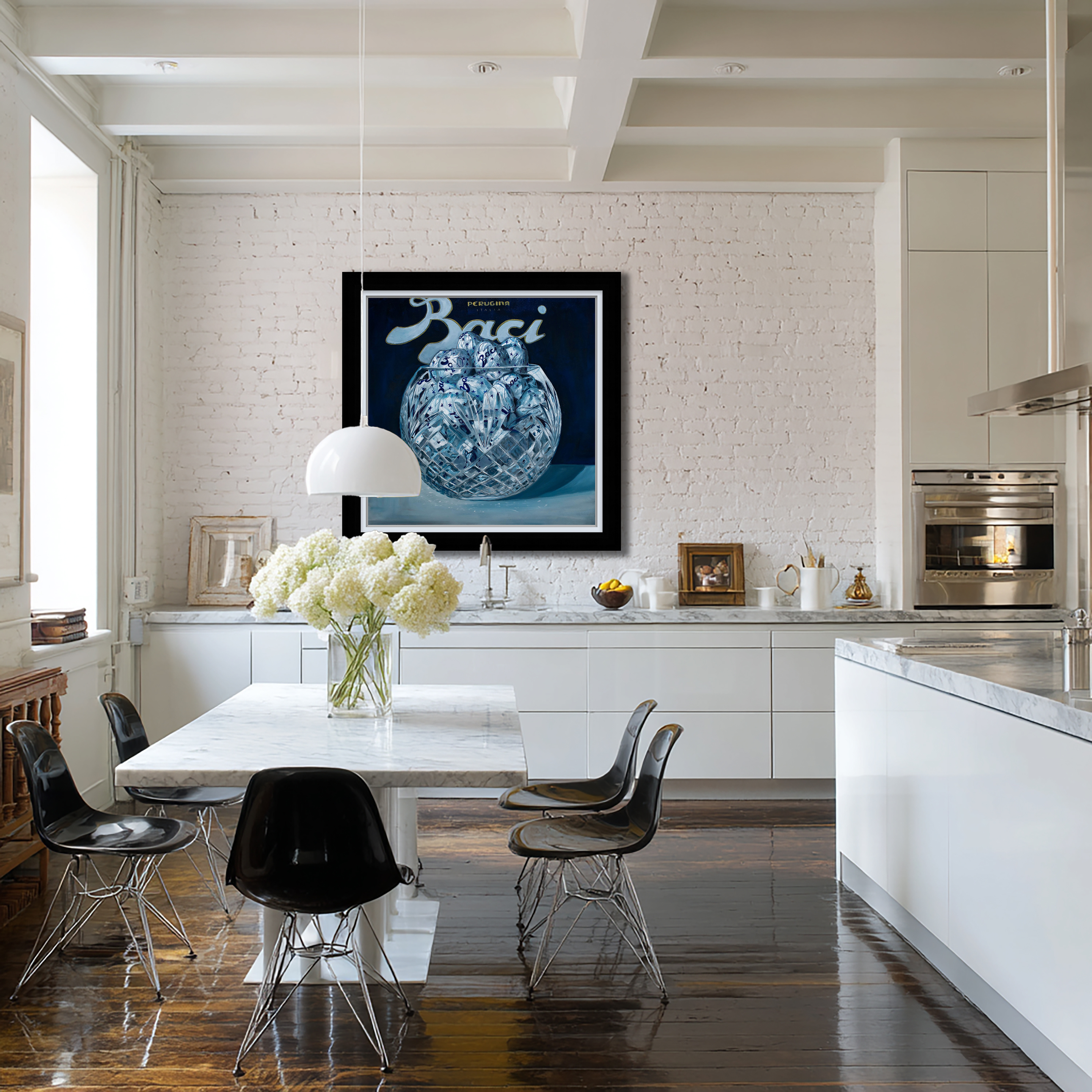 Baci Chocolates shown in place