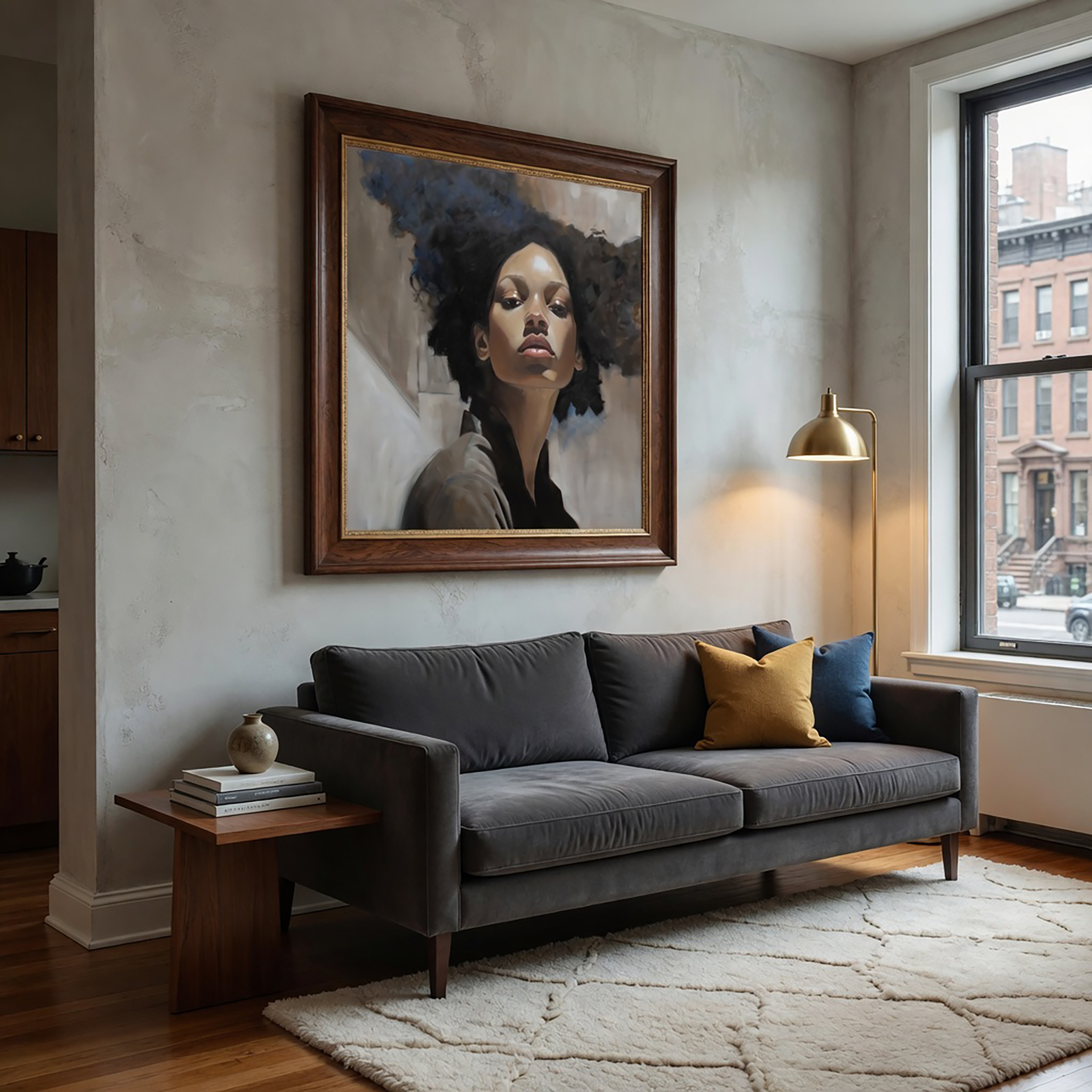 Abstract Beauty II shown in place