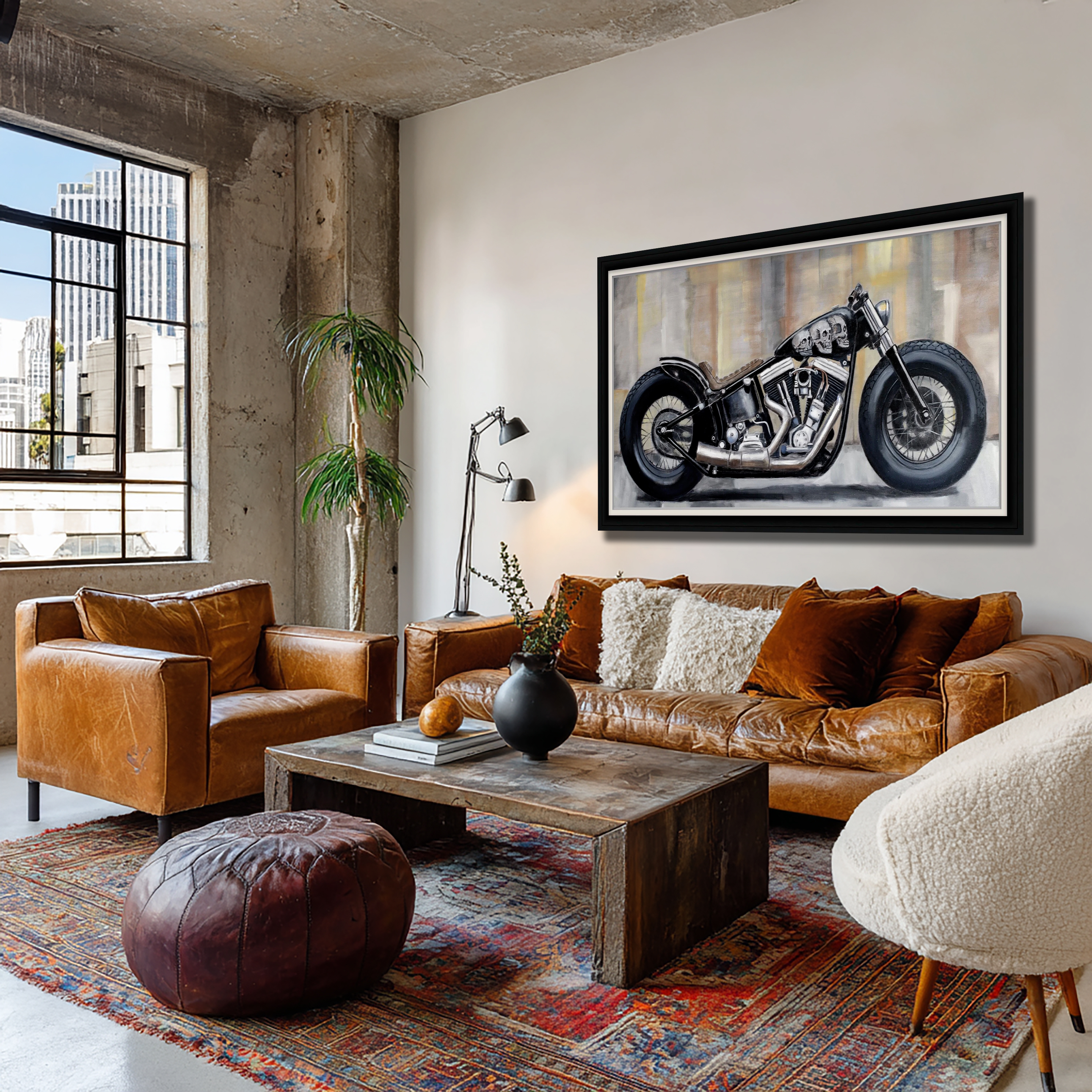 Bobber-Chopper shown in place