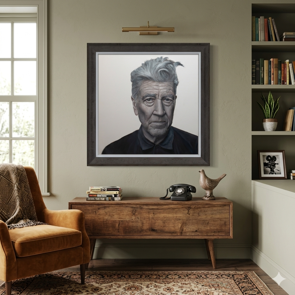 David Lynch shown in place