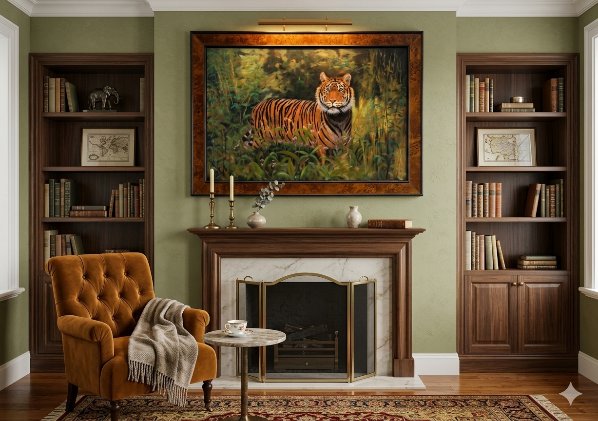 Jungle Tiger shown in place