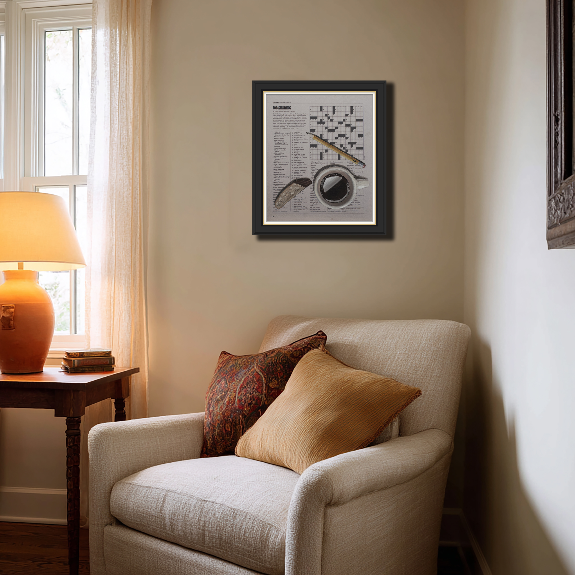 Morning Puzzler shown in place
