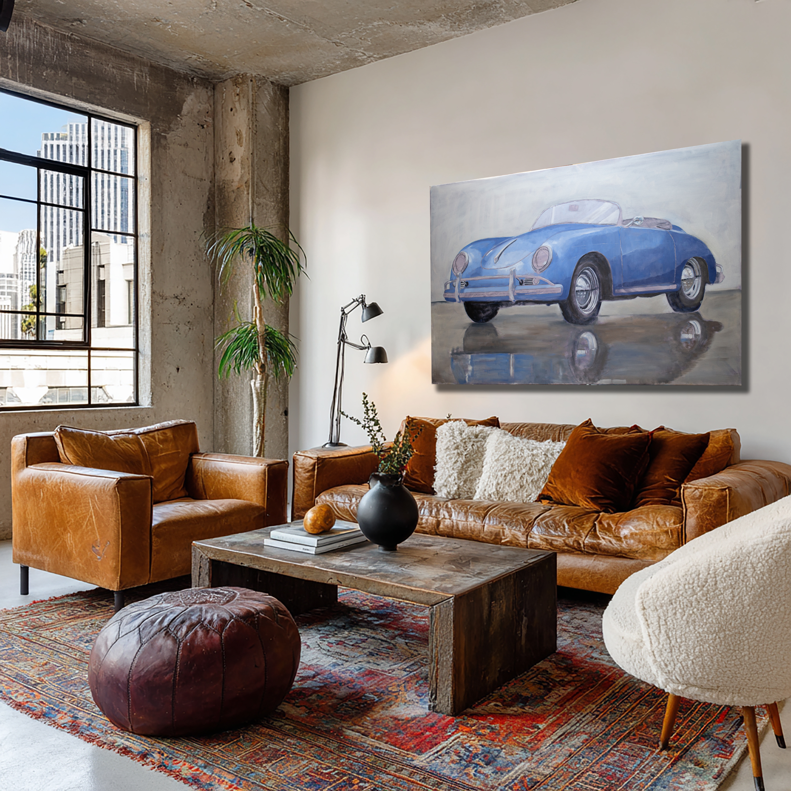 Porsche I shown in place