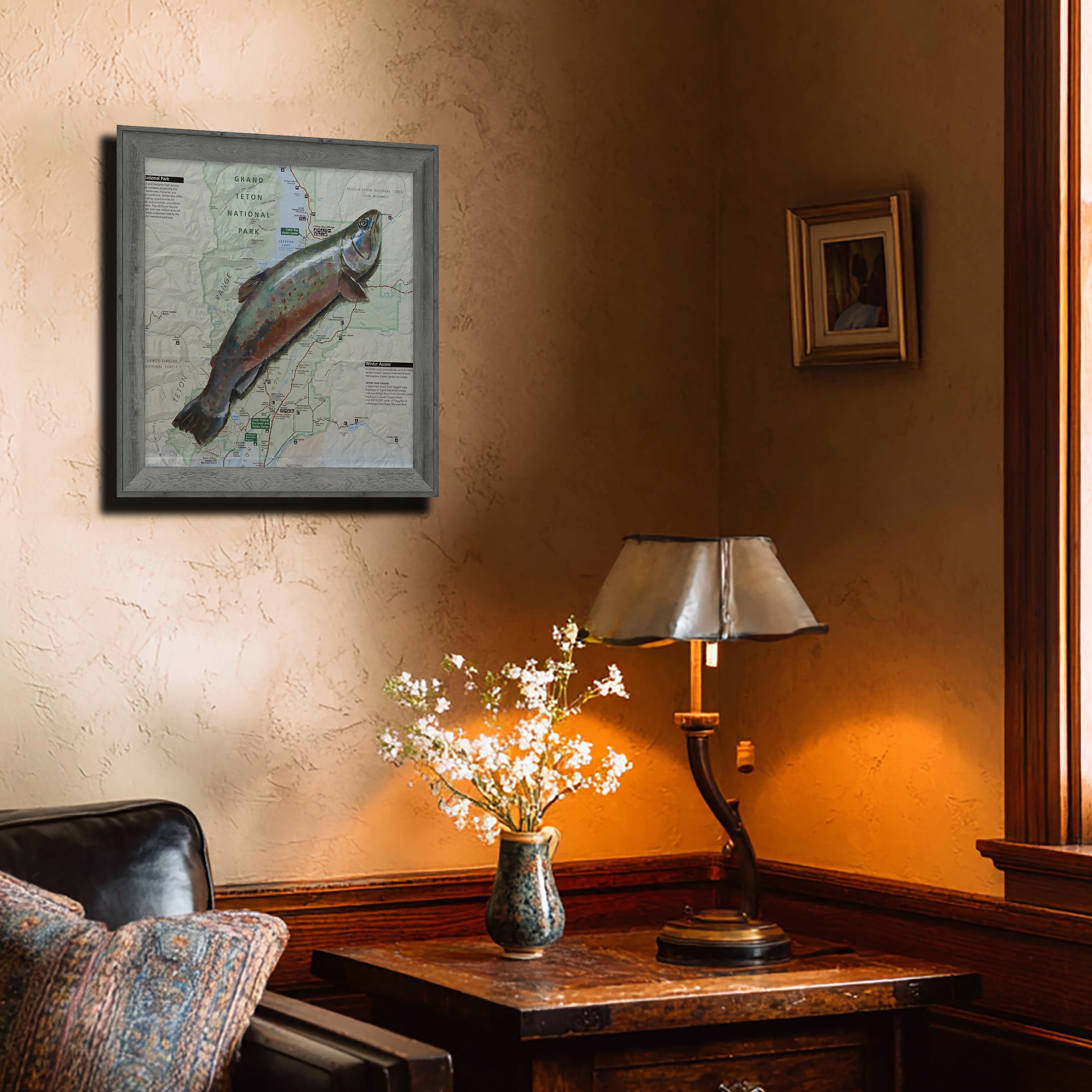 Teton Trout shown in place